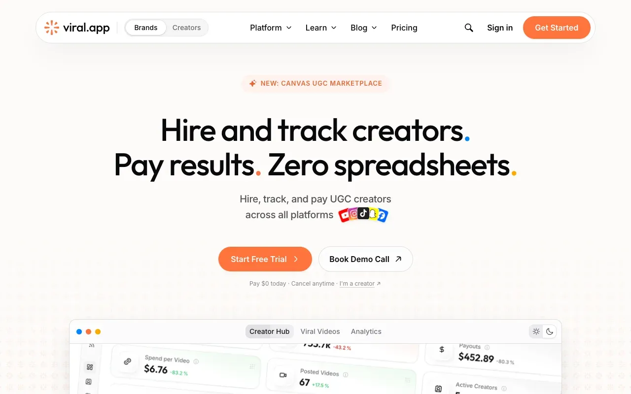viral.app website, viral.app